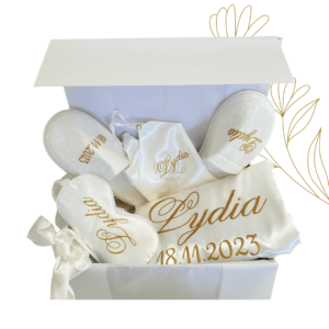 Coffret Peignoir Avec Nuisette - Blanc