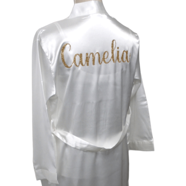 peignoir satin