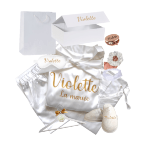 peignoir satin