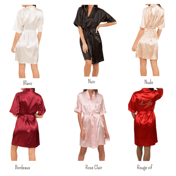 peignoir personnalisé