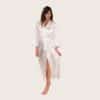 Peignoir satin long