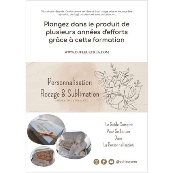 formation de personnalisation