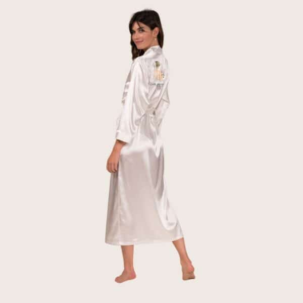 peignoir imprimé